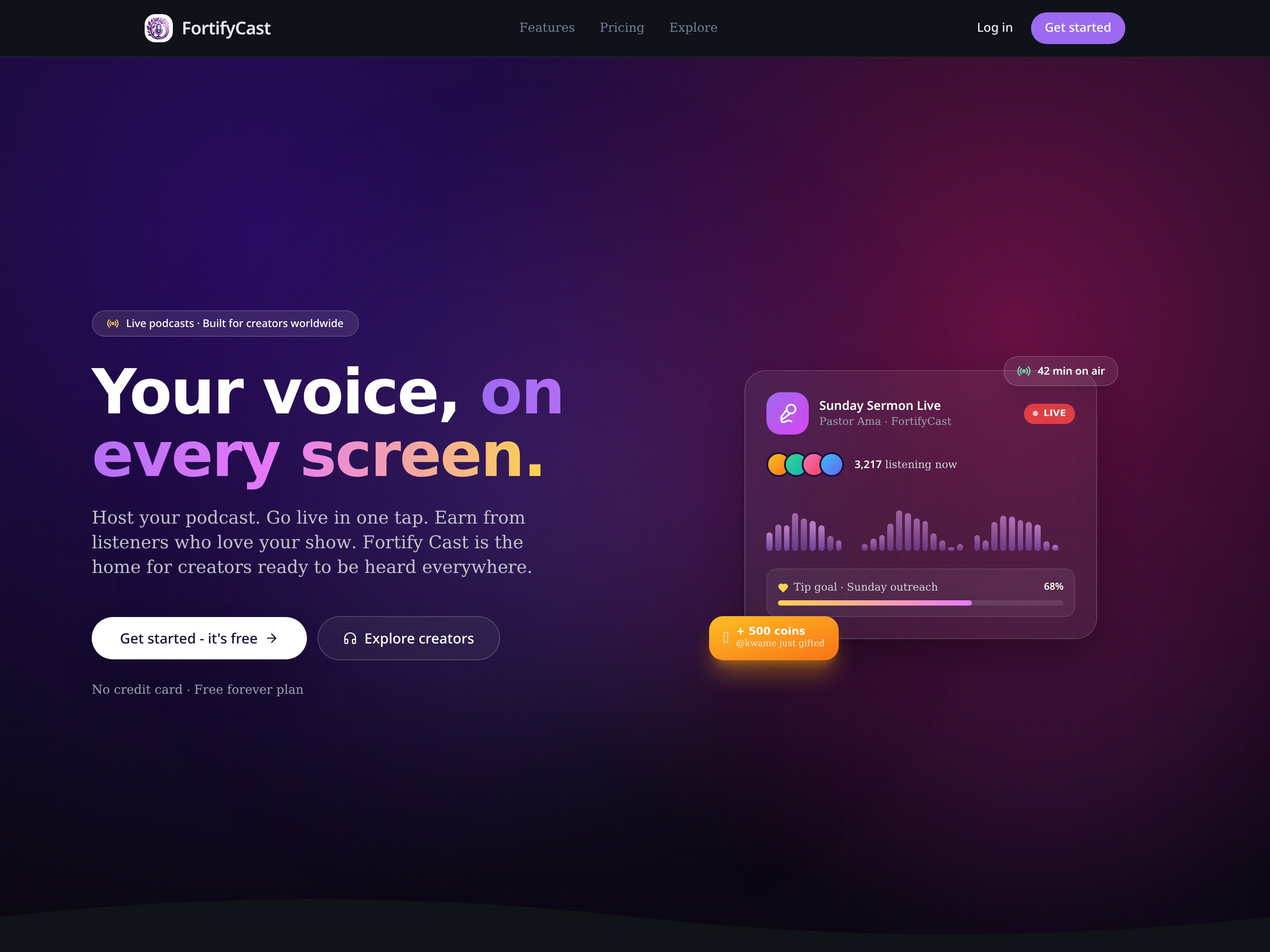 Fortifycast preview